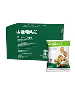 Протеїнові чіпси Herbalife Сметана та цибуля 10 упаковок (142K)
