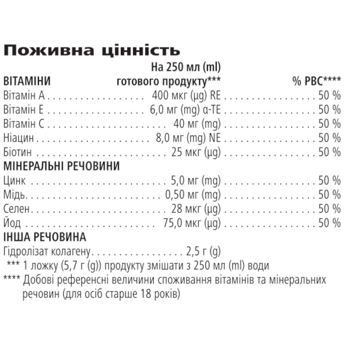 Комплекс колагену Herbalife SKIN Б'юті Полуниця та лимон 171 г