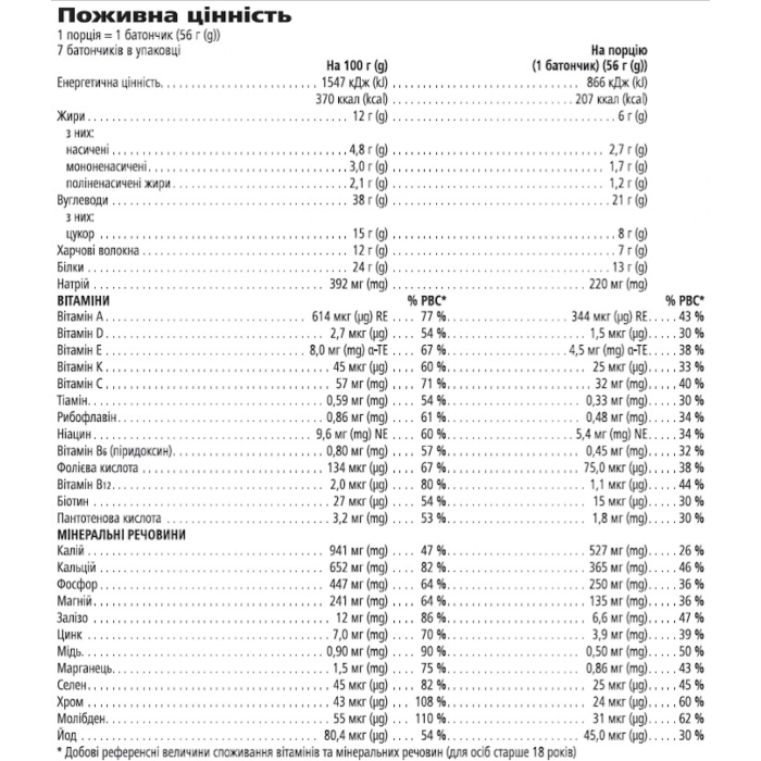 Батончики Herbalife Формула 1 Експрес 7 шт